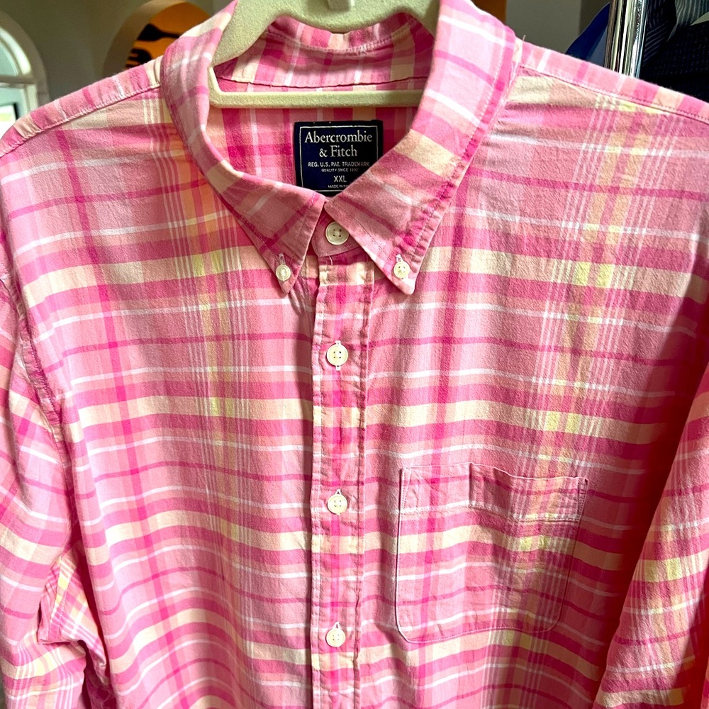 BANANA REPUBLIC LIGHTWEIGHT SPRING CASUAL BUTTON DOWN XXL